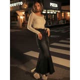 ハイウエストBACKクロスマーメイドデニムスカート | GYDA | 詳細画像8 