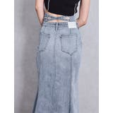 ハイウエストBACKクロスマーメイドデニムスカート | GYDA | 詳細画像9 