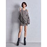 レースアップシャギーニットトップス | GYDA | 詳細画像10 