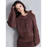 レースアップシャギーニットトップス | GYDA | 詳細画像12 