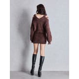 レースアップシャギーニットトップス | GYDA | 詳細画像14 