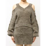 レースアップシャギーニットトップス | GYDA | 詳細画像15 