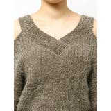 レースアップシャギーニットトップス | GYDA | 詳細画像18 