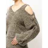 レースアップシャギーニットトップス | GYDA | 詳細画像19 