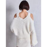 レースアップシャギーニットトップス | GYDA | 詳細画像4 