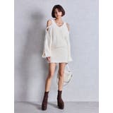 レースアップシャギーニットトップス | GYDA | 詳細画像5 