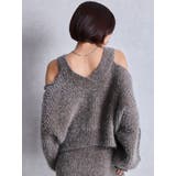 レースアップシャギーニットトップス | GYDA | 詳細画像9 