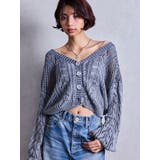 2WAYメッシュブリーチニットトップス | GYDA | 詳細画像6