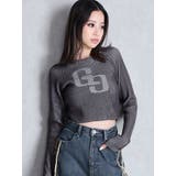 GG two color scheme ニットトップス | GYDA | 詳細画像10