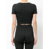 サイドラインハーフスリーブニットトップス | GYDA | 詳細画像14 