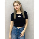GD bijou MOLDハーフスリーブニットトップス | GYDA | 詳細画像13 