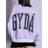 パープル | GYDA BICOLOR スウェットトップス | GYDA