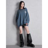 BEVERLY HILLSドルマンスウェットトップス | GYDA | 詳細画像4 