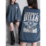 ネイビー | BEVERLY HILLSドルマンスウェットトップス | GYDA