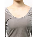 VELOUR RIB BACK CROSS TOPS | GYDA | 詳細画像13 