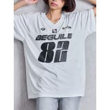 BEGUILE 82SPORTY VネックBIG Tシャツ | GYDA | 詳細画像1