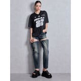 BEGUILE 82SPORTY VネックBIG Tシャツ | GYDA | 詳細画像4