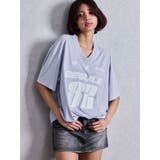 BEGUILE 82SPORTY VネックBIG Tシャツ | GYDA | 詳細画像8