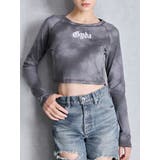 ブラック | GYDA processing like shortトップス | GYDA