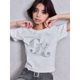 オフホワイト | GY bijou Tシャツ | GYDA