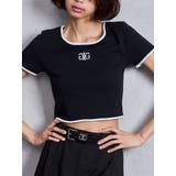 ブラック | Symmetry GYDAバイカラーTシャツ | GYDA