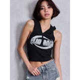 ブラック | ELMIRAGEベアフーディートップス | GYDA