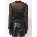 mock neck shiny sheerトップス | GYDA | 詳細画像10 