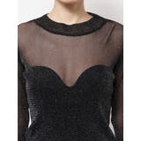 mock neck shiny sheerトップス | GYDA | 詳細画像11 