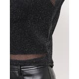 mock neck shiny sheerトップス | GYDA | 詳細画像13 