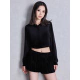 Robertson Blvd Velour ショートパーカー | GYDA | 詳細画像7 