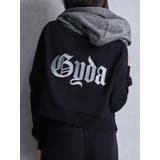 ブラック | BACK GYDA embroidery GLITTERパーカー | GYDA