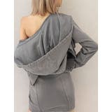 グレー | 【TINY】プロセッシングショートパーカー | GYDA