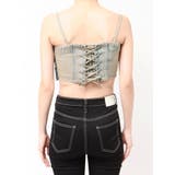 BACKレースUP Corsetデニムビスチェ | GYDA | 詳細画像10