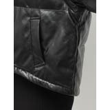 2WAYフェイクレザーミドル丈ダウンコート | GYDA | 詳細画像35 