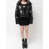 2WAYフェイクレザーミドル丈ダウンコート | GYDA | 詳細画像49 