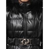 GDベルト付きフェイクレザーロングダウンコート | GYDA | 詳細画像17 