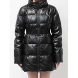 GDベルト付きフェイクレザーロングダウンコート | GYDA | 詳細画像25 