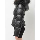 GDベルト付きフェイクレザーショートダウンコート | GYDA | 詳細画像10