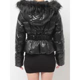 GDベルト付きフェイクレザーショートダウンコート | GYDA | 詳細画像11