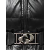 GDベルト付きフェイクレザーショートダウンコート | GYDA | 詳細画像19