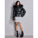 GDベルト付きフェイクレザーショートダウンコート | GYDA | 詳細画像7