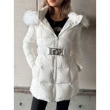 【TINY】GDベルト付きロングダウンコート | GYDA | 詳細画像34 