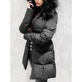 【TINY】GDベルト付きロングダウンコート | GYDA | 詳細画像6 