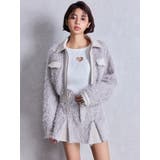 ラメツイードチェーンジャケット | GYDA | 詳細画像3 