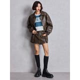 URBAN EDGEフェイクレザーユーティリティーブルゾン | GYDA | 詳細画像10 