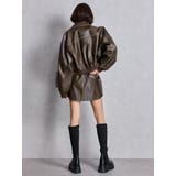 URBAN EDGEフェイクレザーユーティリティーブルゾン | GYDA | 詳細画像12 