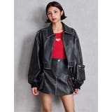 URBAN EDGEフェイクレザーユーティリティーブルゾン | GYDA | 詳細画像13 