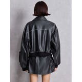 URBAN EDGEフェイクレザーユーティリティーブルゾン | GYDA | 詳細画像14 