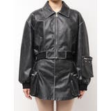 URBAN EDGEフェイクレザーユーティリティーブルゾン | GYDA | 詳細画像25 