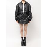 URBAN EDGEフェイクレザーユーティリティーブルゾン | GYDA | 詳細画像35 